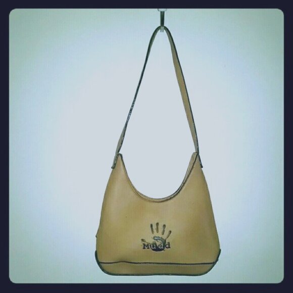 Tan shoulder bag